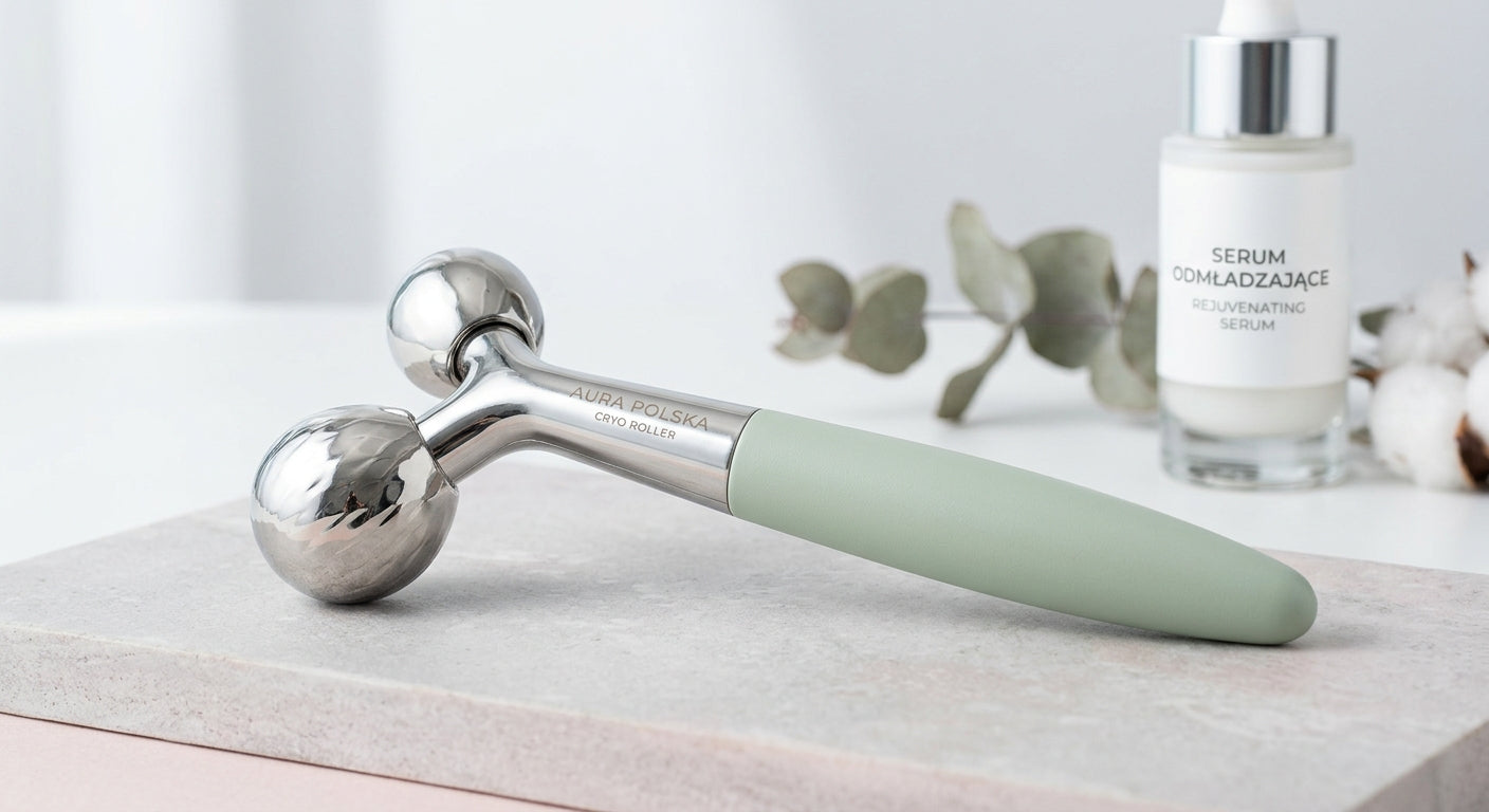 Chłodzący roller do twarzy