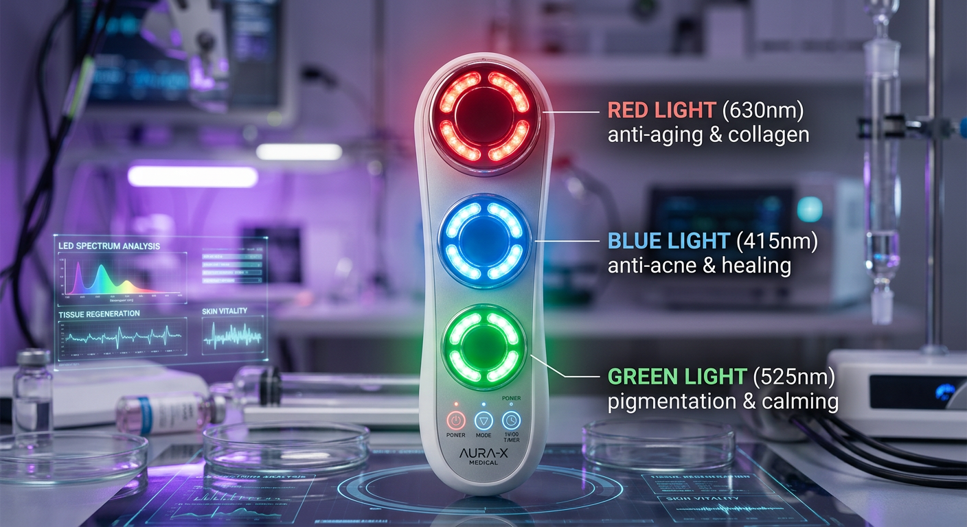 Lumina Skin Pro 5-w-1 - Masażer Do Twarzy LED i Lifting (NORAesthetics)